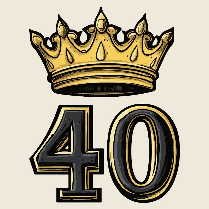 40 Zahl Krone