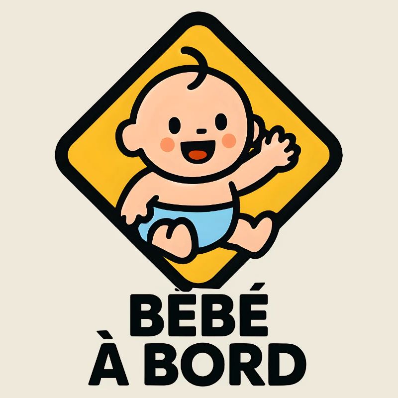 Bébé à Bord Icône Douce