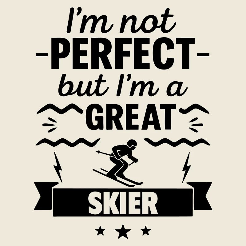  Nicht perfekt, aber ein super Skifahrer