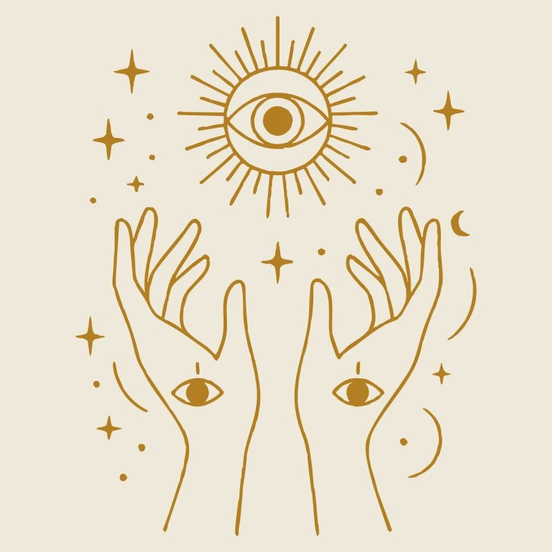 Art de lignes d’énergie divine