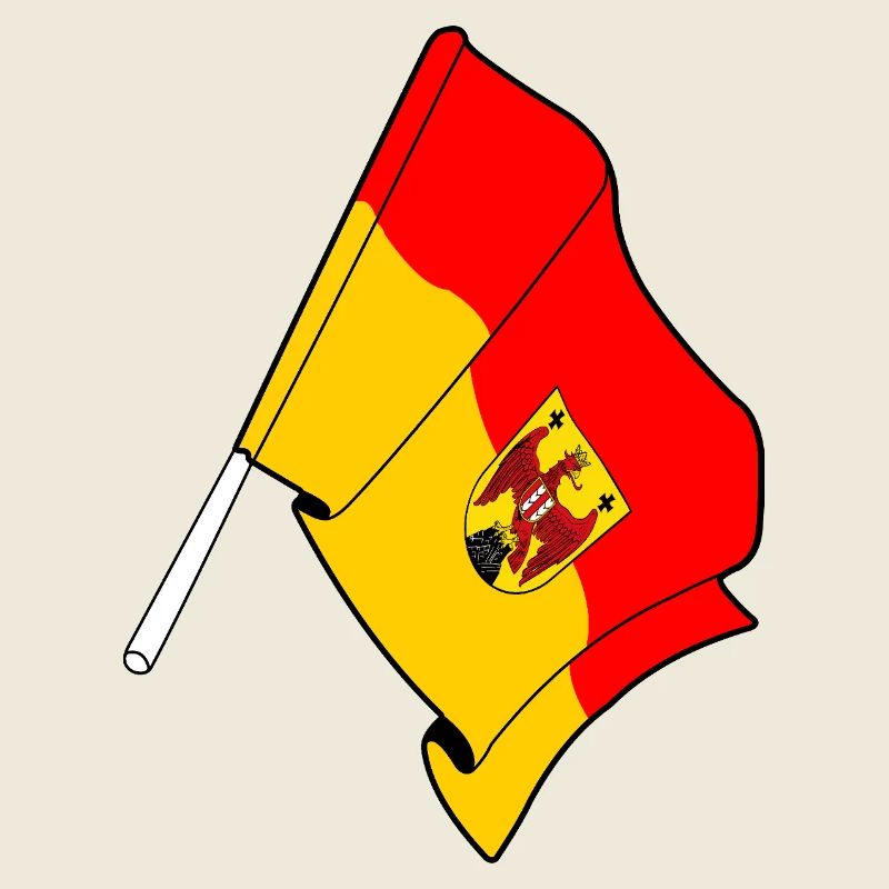 Drapeau du Burgenland, Autriche