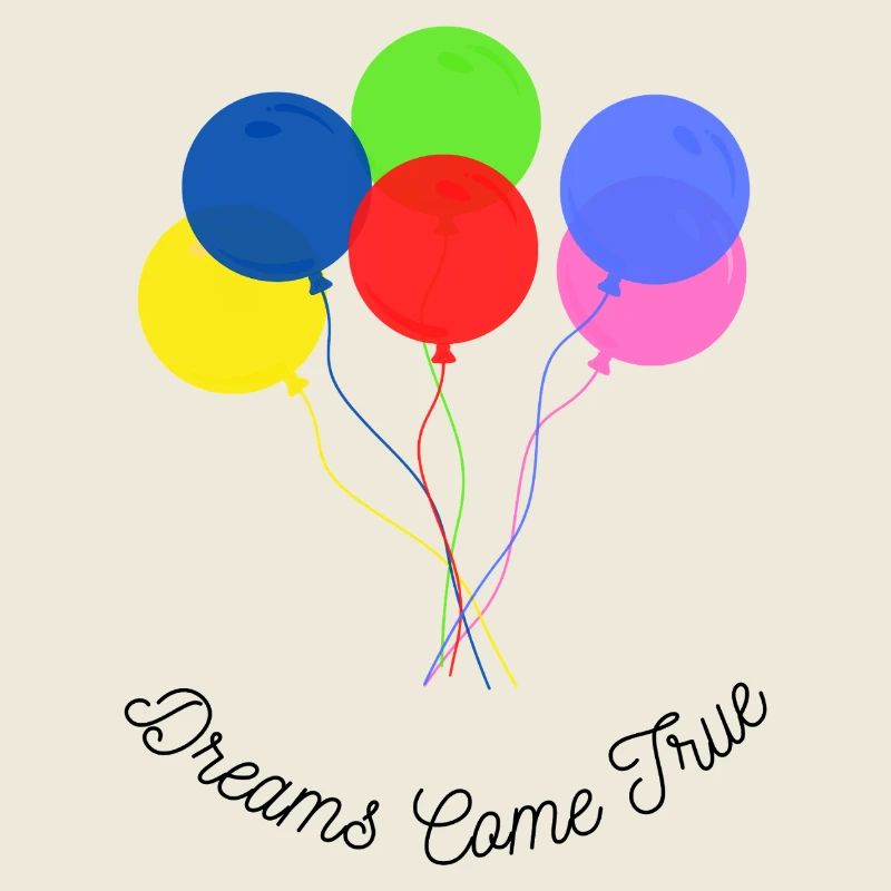 Bunte Luftballons – Träume werden wahr