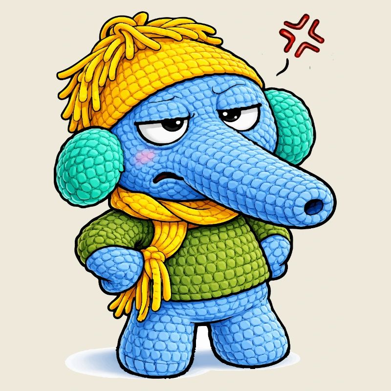 Leo Langnase genervt