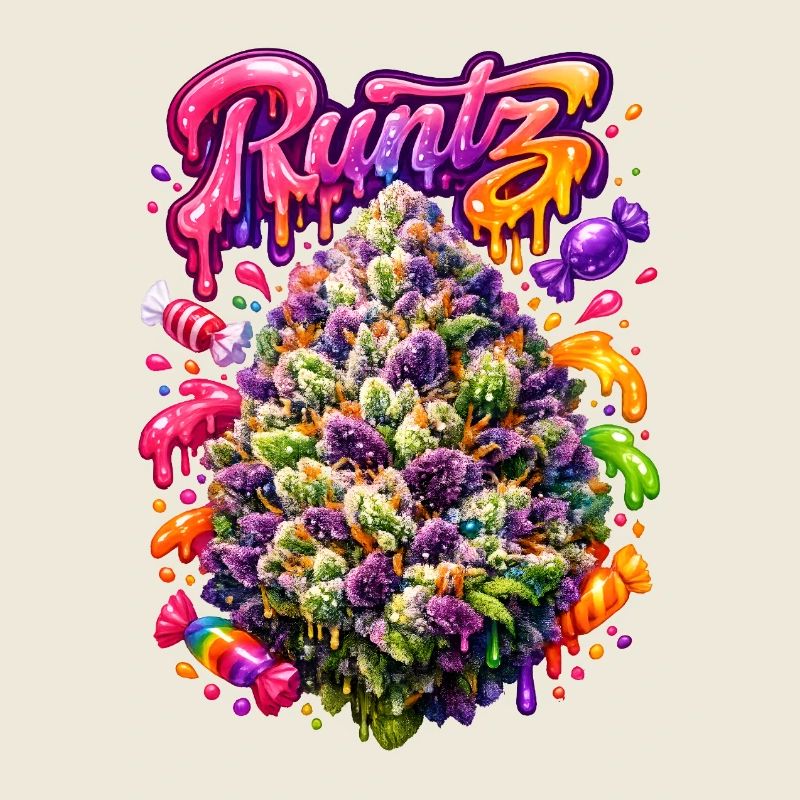 Runtz Candy Graffiti Art Print