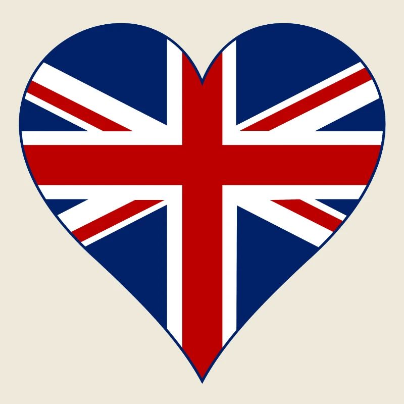 Great Britain Flag Heart