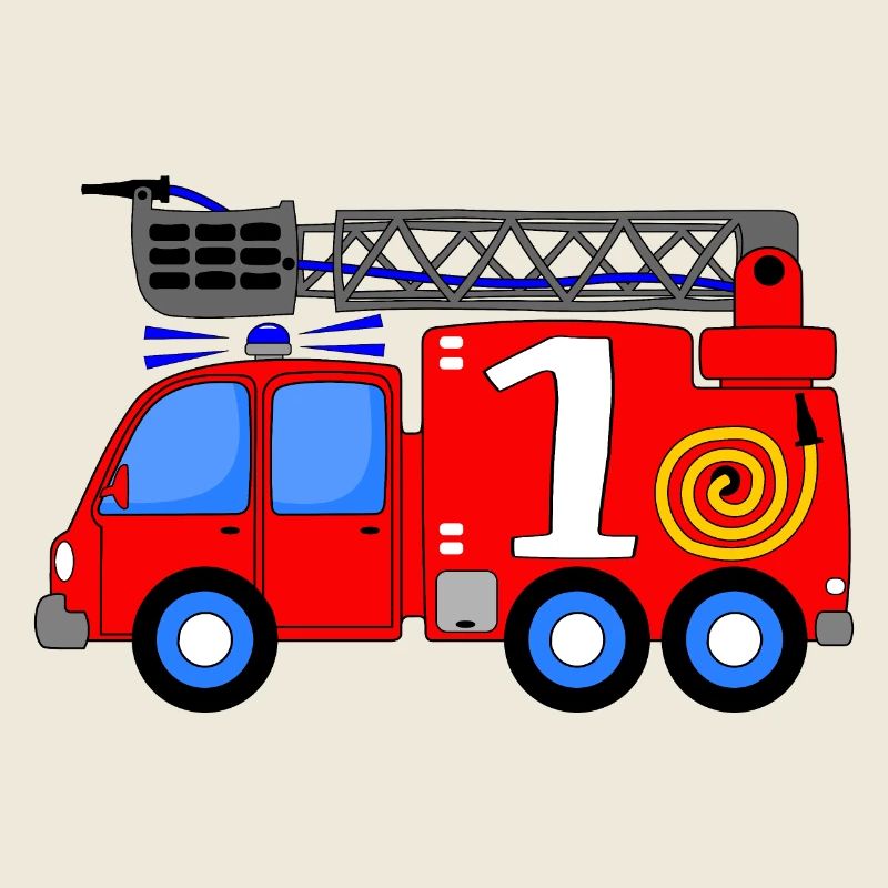 Fire engine 1st birthday children