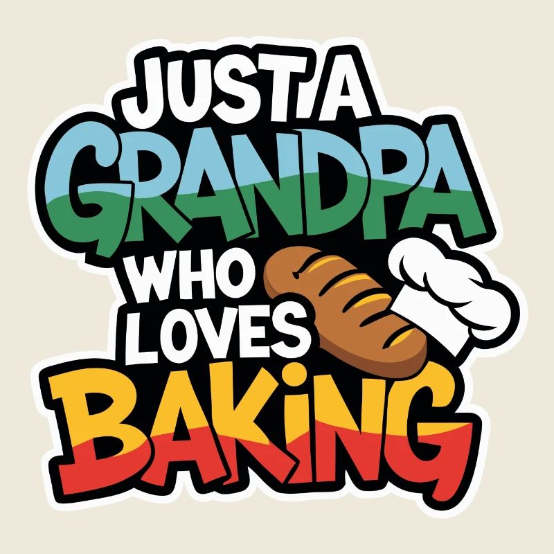 Opa ist Bäcker unser Opa backt gerne