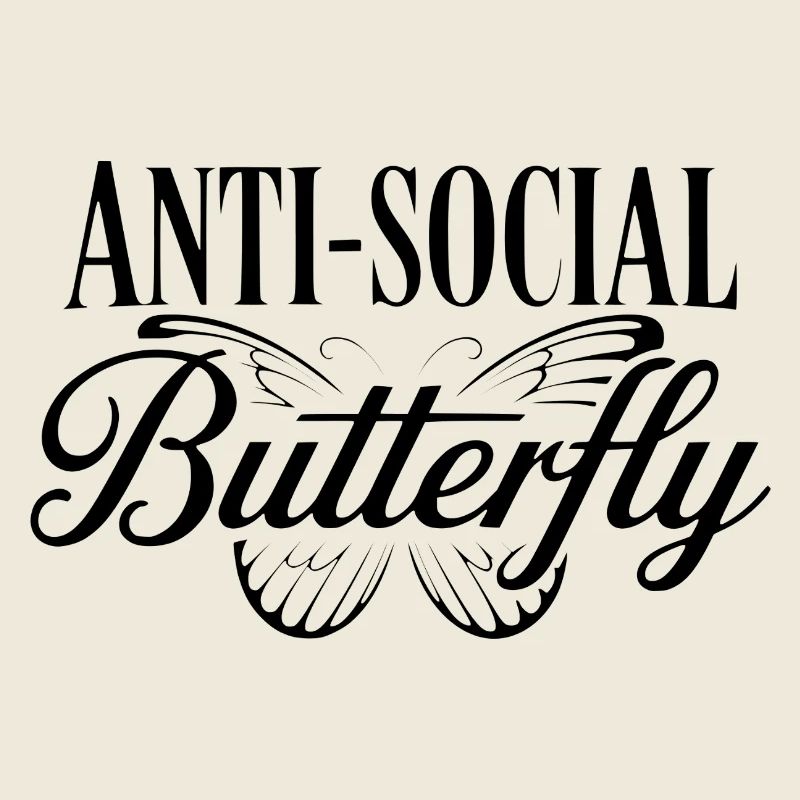 Antisozialer Schmetterling