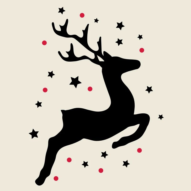 leaping reindeer