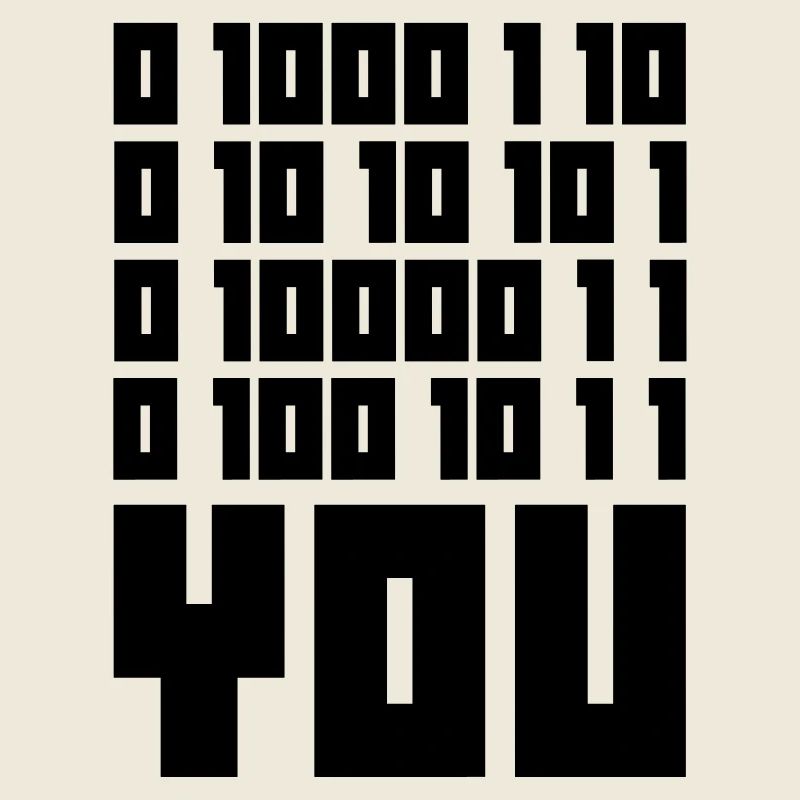 Binärcode F**k YOU – Geek Code & Nerd Humor