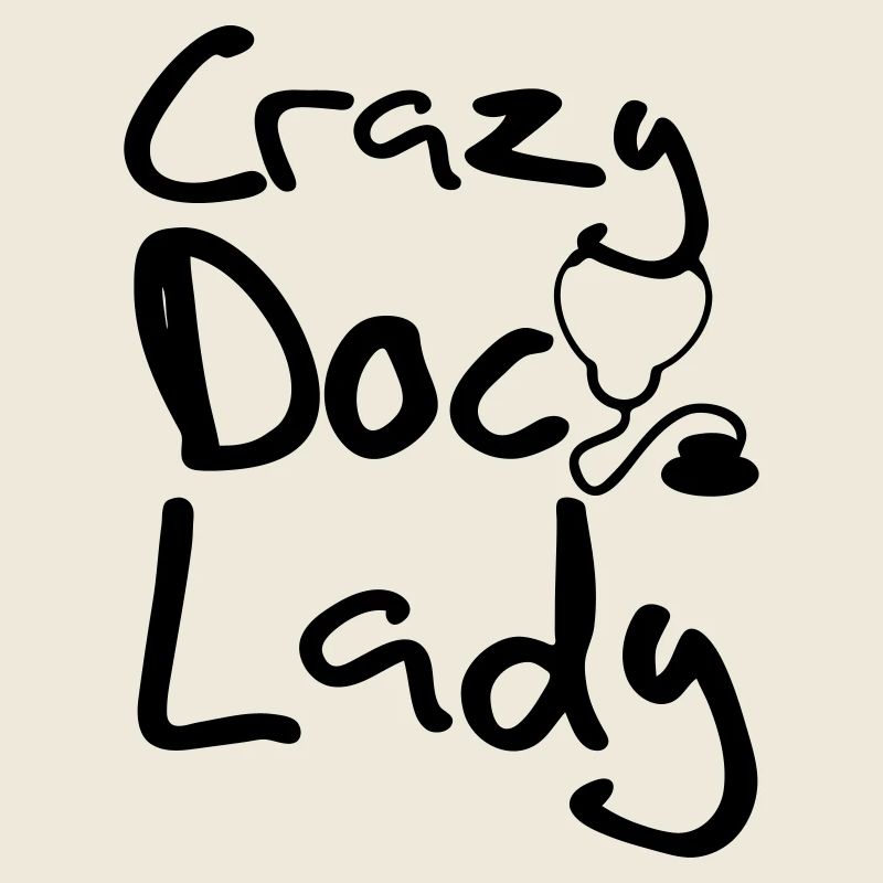 Crazy Doc Lady Doktor Arzt Medizin Geschenk