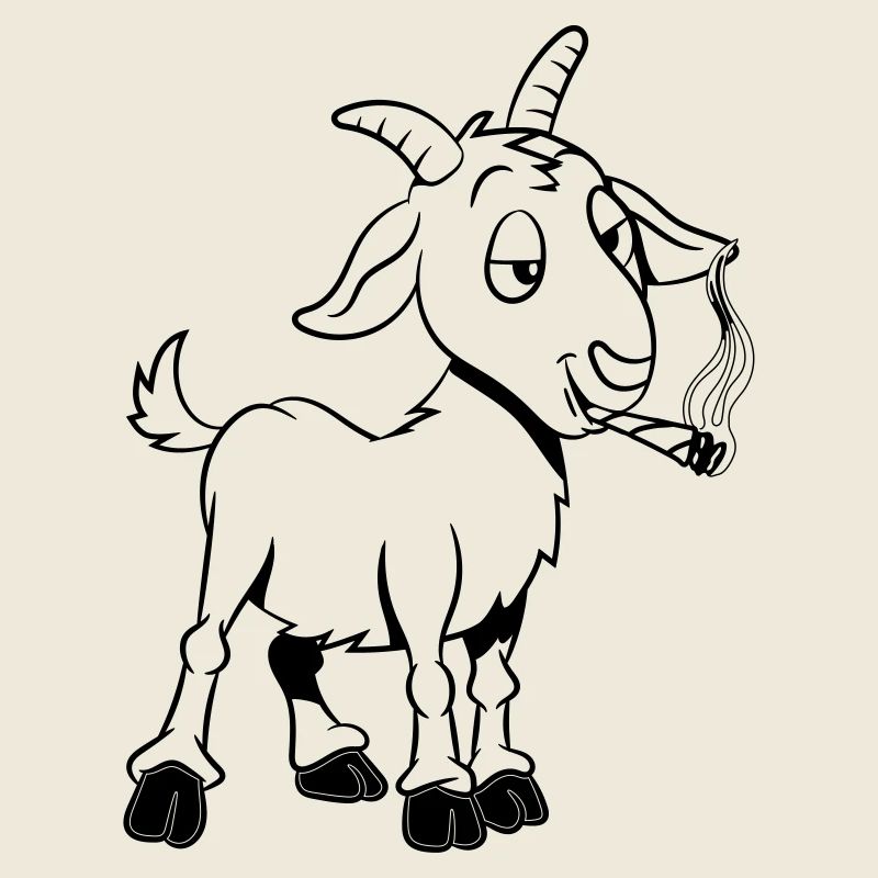 Goat kiffen joint