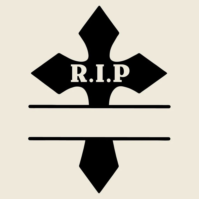 Cross R.I.P rests in peace