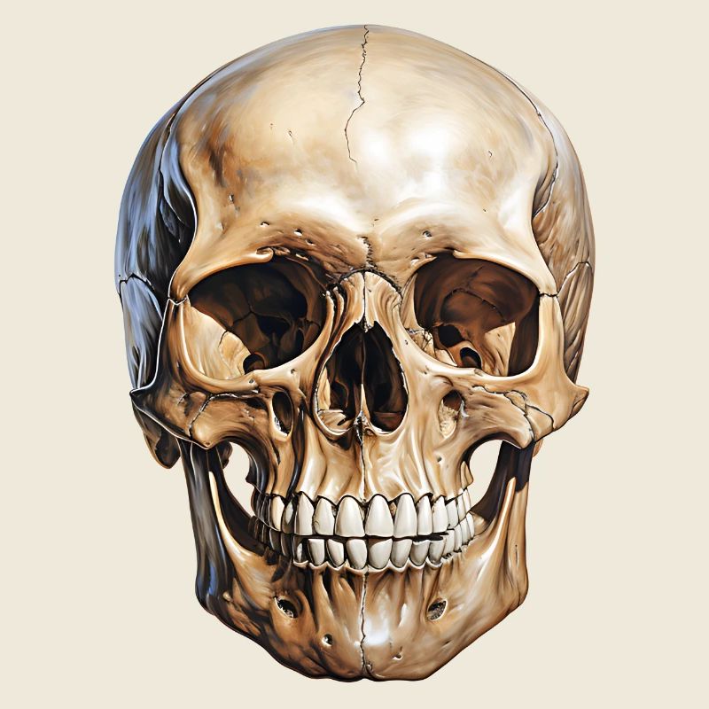 Crâne Crâne, symbole de mort et de danger