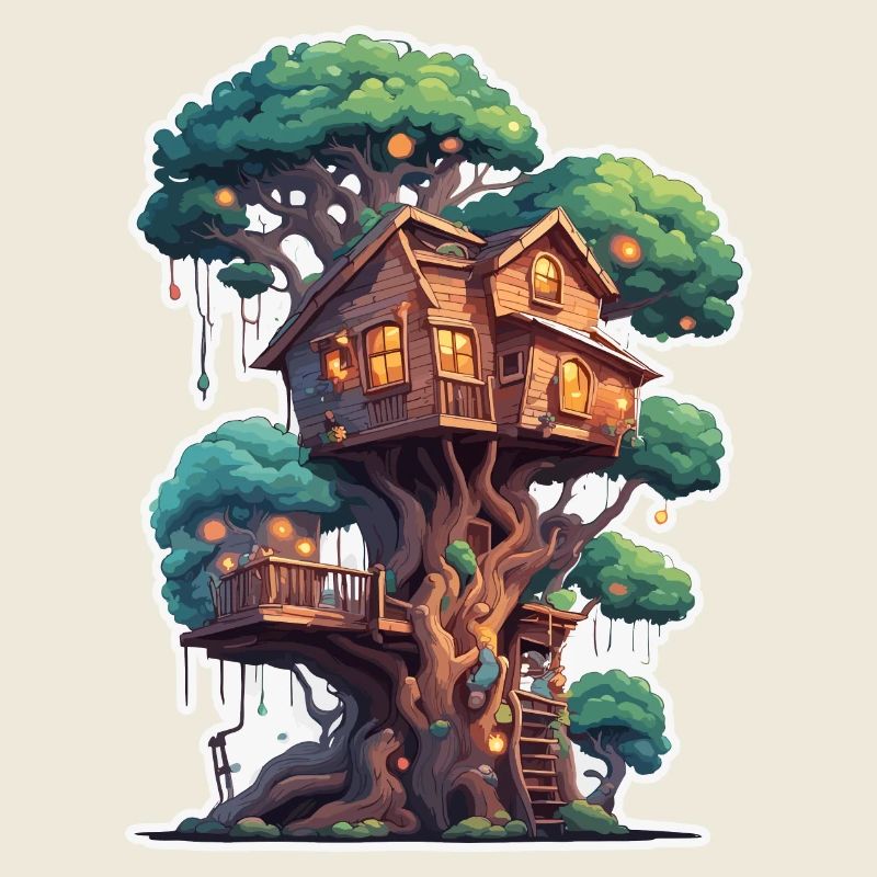 Treehouse / Treetop / Treehouse / Adventure
