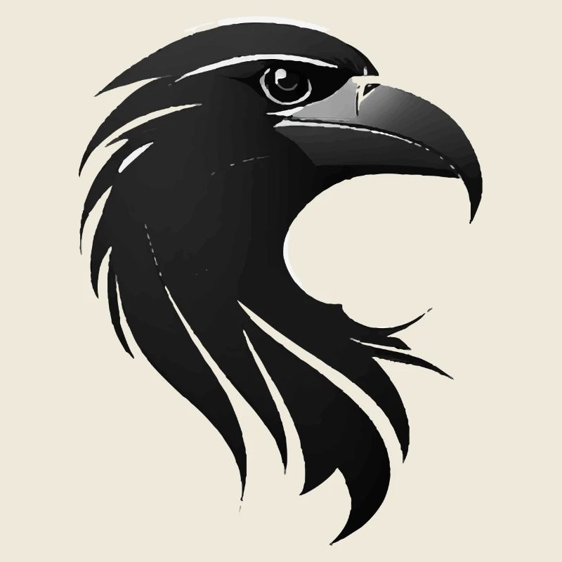 Aigle Oiseau de proie tête
