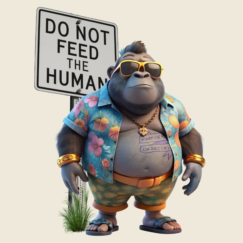 Gorilla Vacation Mischief