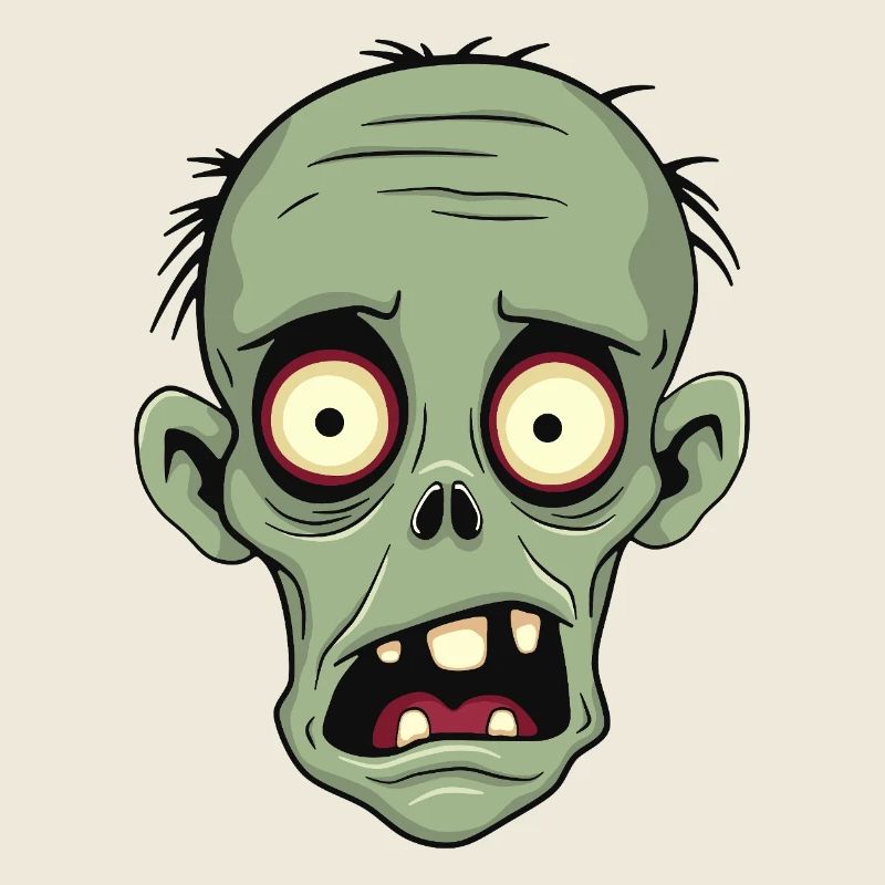 Dumb Zombie With Missing Teeth