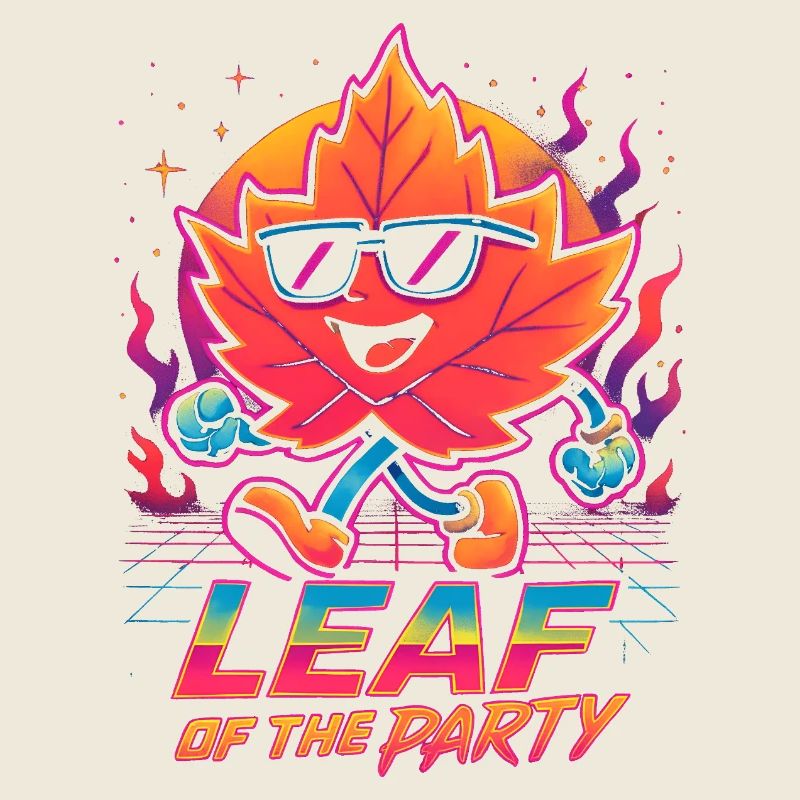 Blatt der Party Happy Fall Ernte Herbstblatt