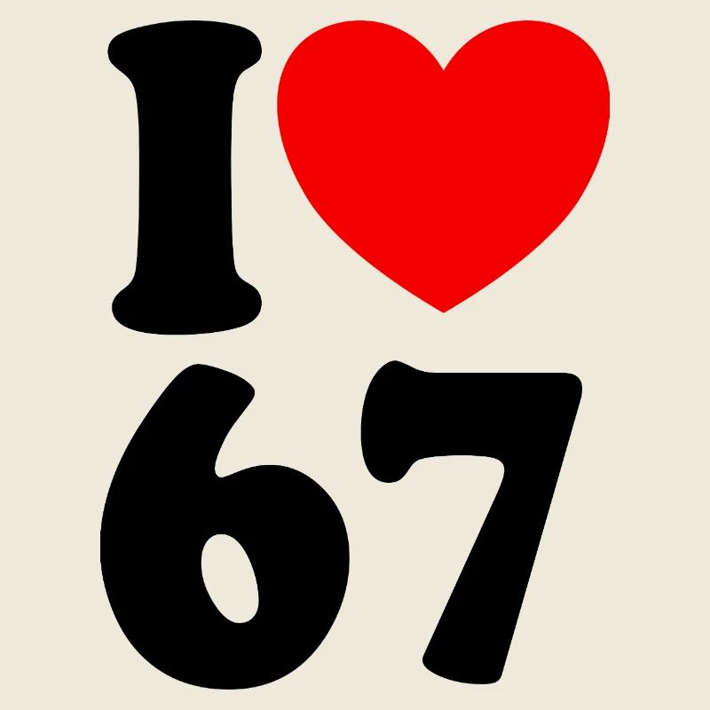 Fun 67 Numéro 6-7 I Cœur 6 7 Six Sept