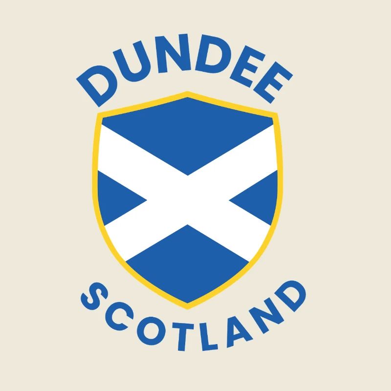 Dundee Shield Saltire Wappen