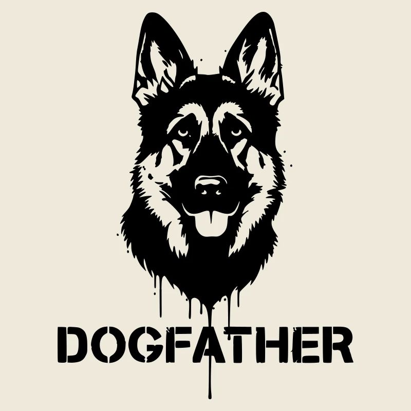 Cooler Dogfather Schäferhund Papa