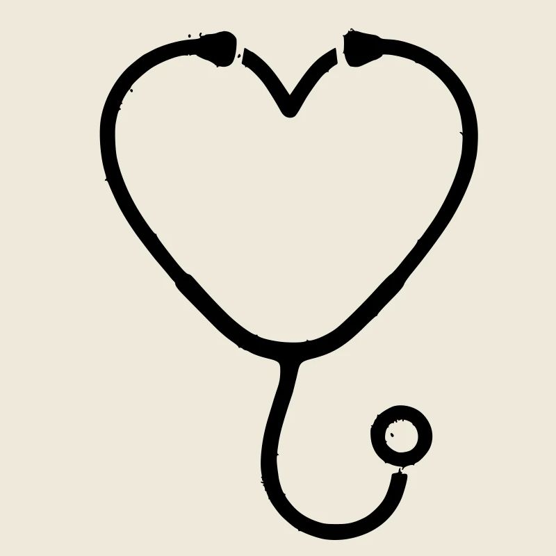 Plan de médecine cardiaque par stéthoscope