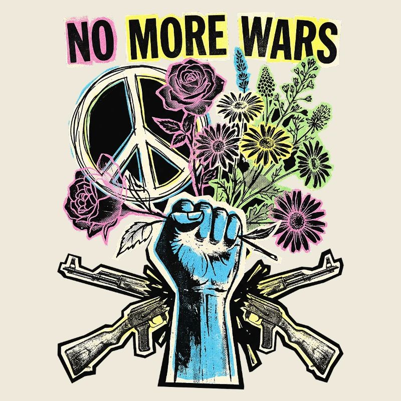 Peace Frieden Gegen Krieg