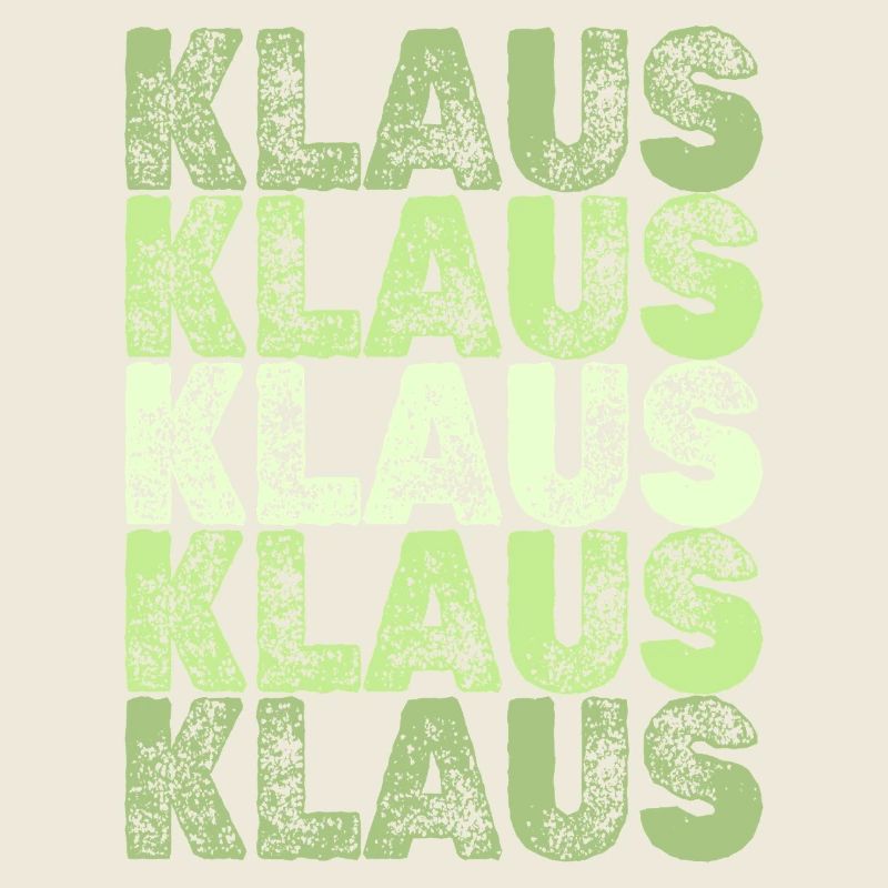 Klaus Grid Schriftzug Muster