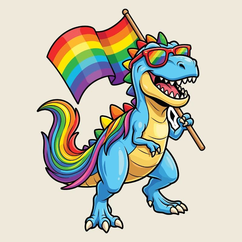 LGBTQ Pride Month - Proud Dinosaur!