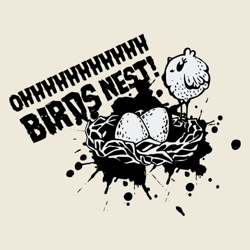 Vögel Nest Mit Vogel