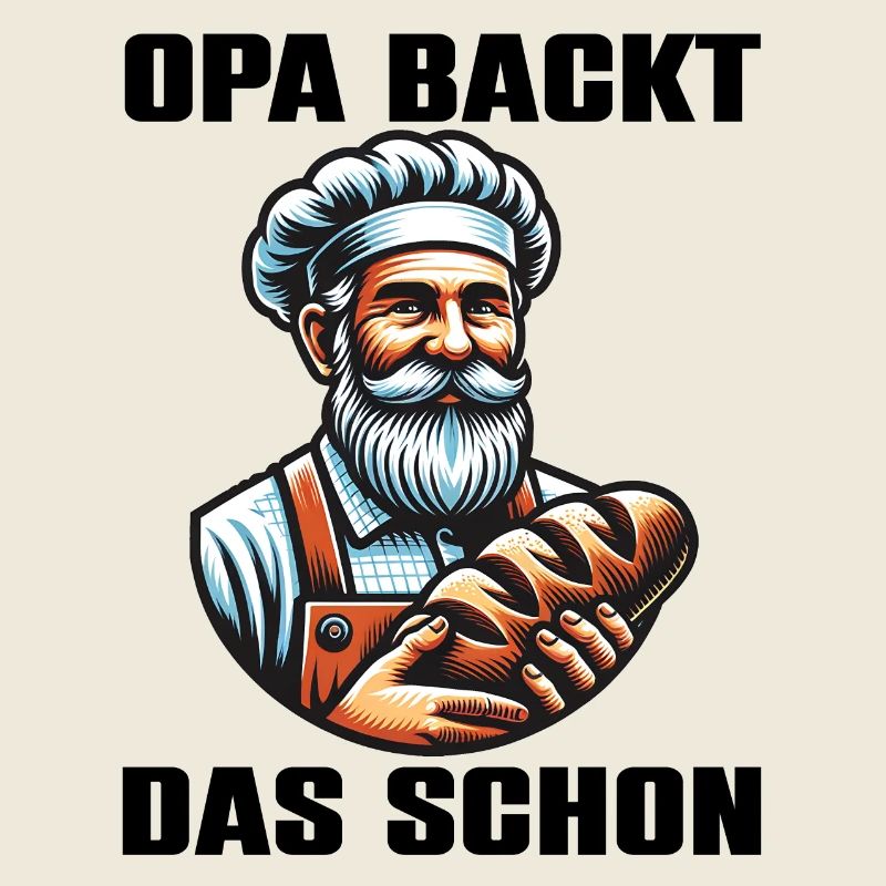 Opa backt das schon - Bäcker mit Broten