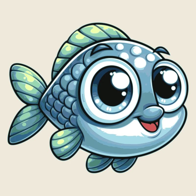Blauer Fisch