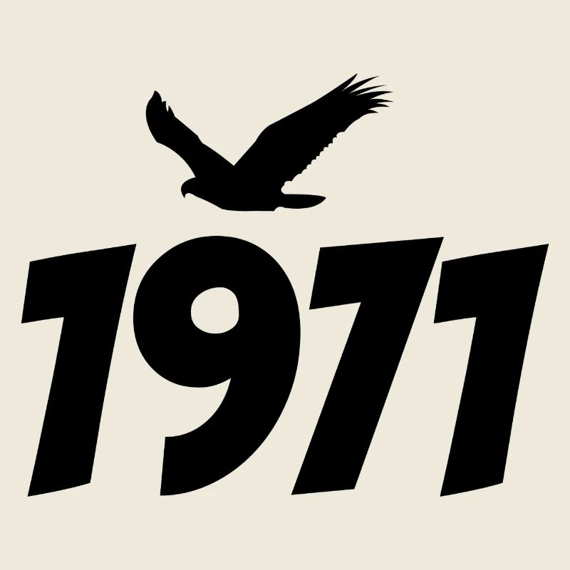 Graphique vintage d’aigle vintage 1971