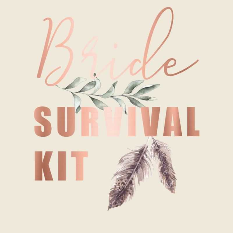 Boho Bride Survival Kit Braut Rettung Notfall