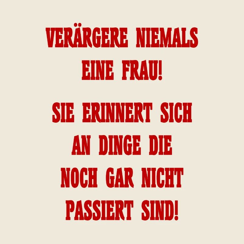 Spruch Frau