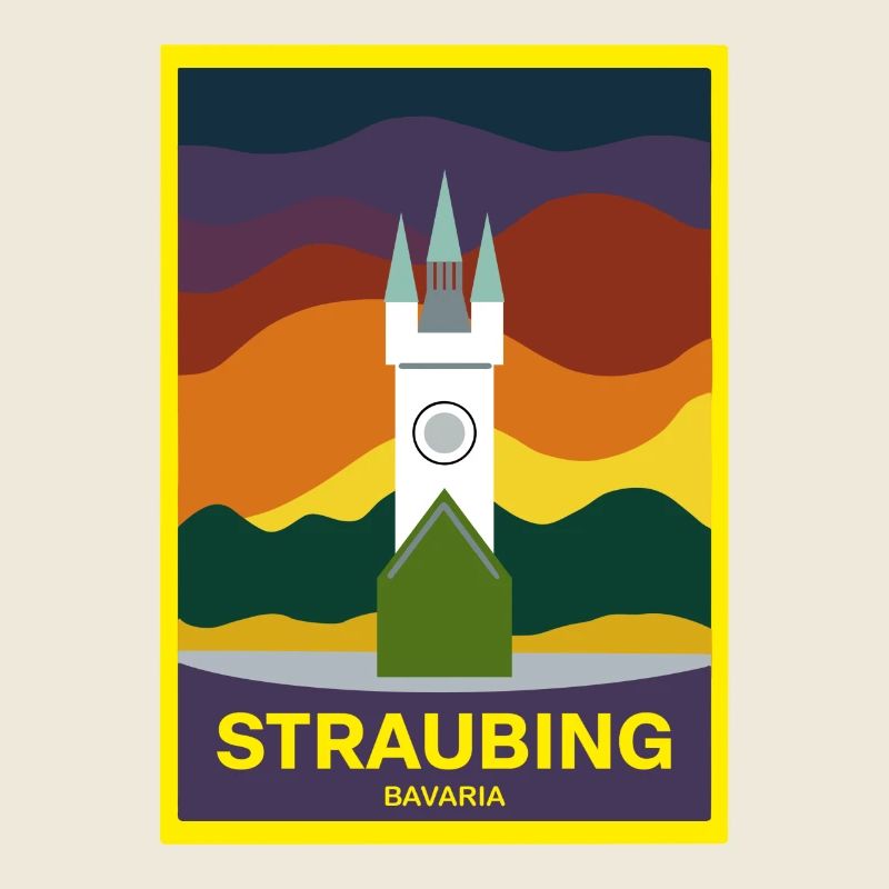 Straubing City Tower, Bavière, Allemagne