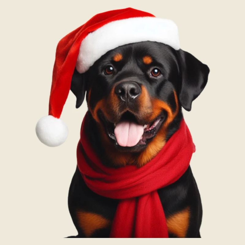 Rottweiler Frohe Weihnachten