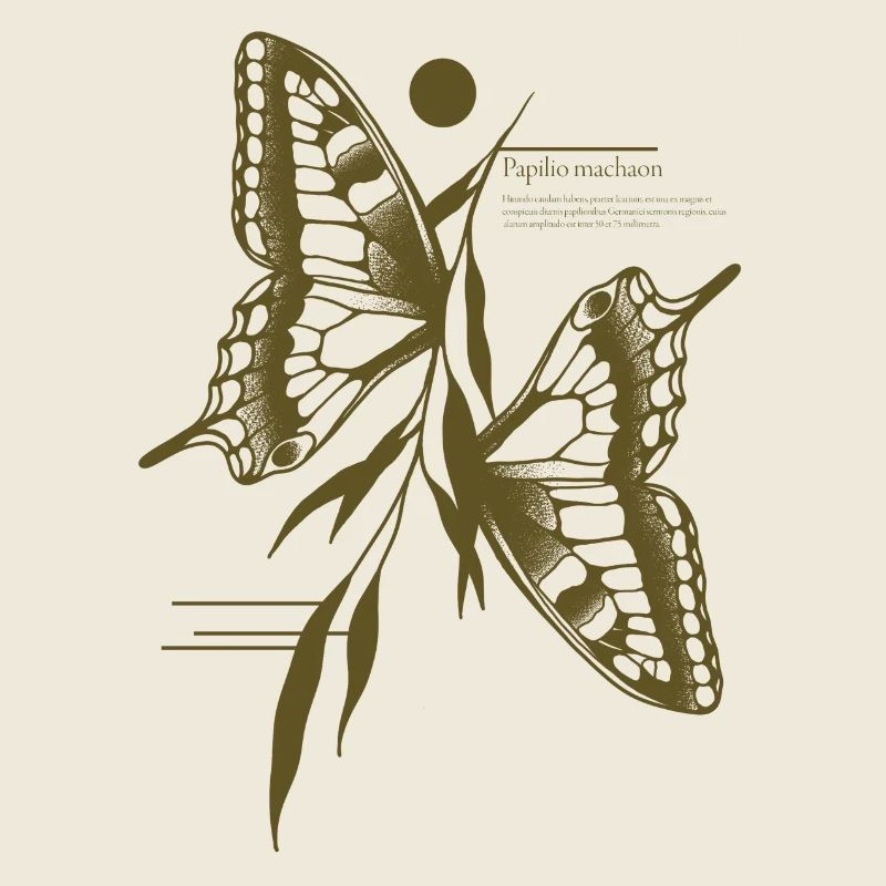 Papillon à queue d’aronde - Variante