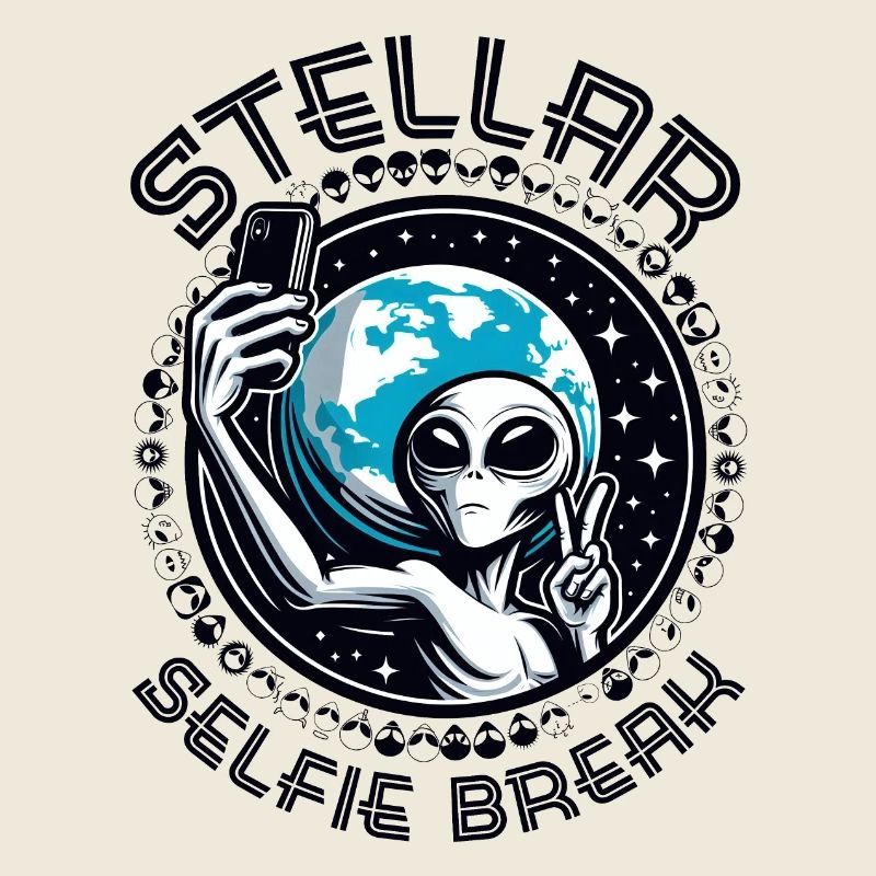 Alien Selfie: Stellar Selfie Break!