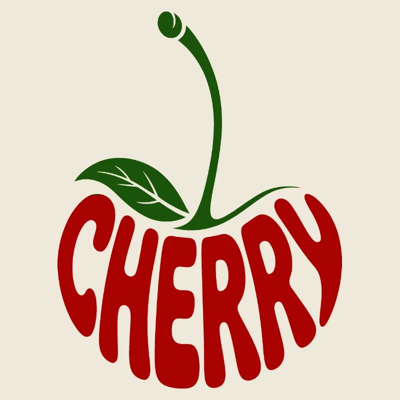 Cerise - Logo de fruit cool