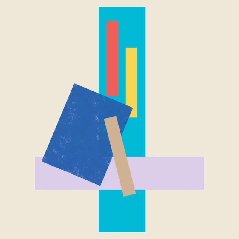 The Abstract Face on T-Shirt