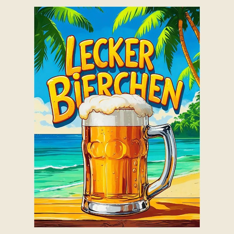 Motif de Biergarten d’été