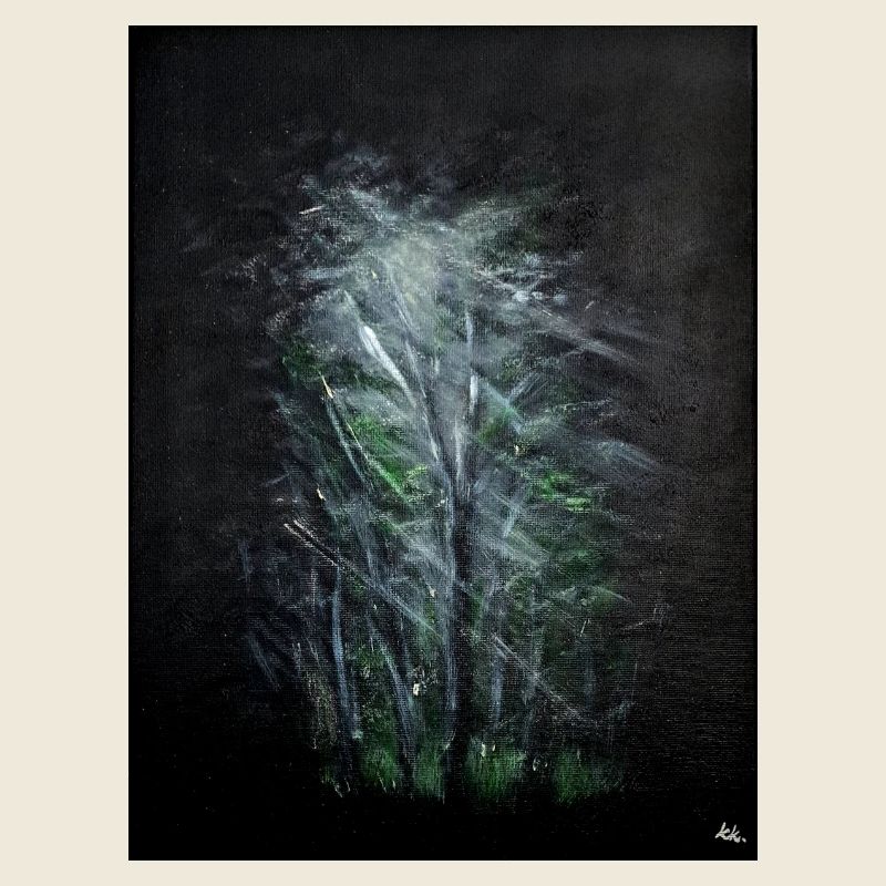 Forêt Mystique Abstrait