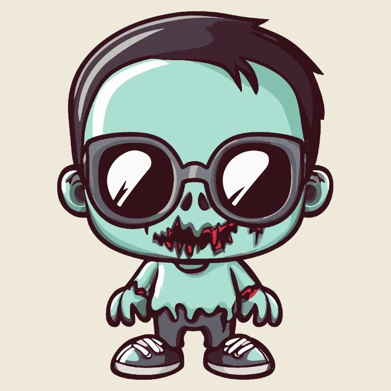 Illustration de style zombie