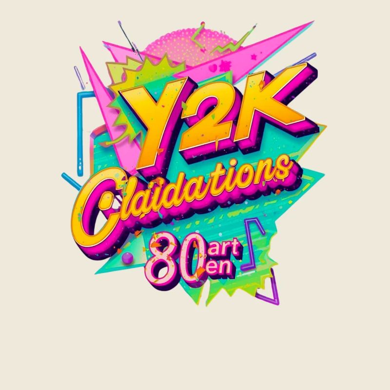 Conception de célébration rétro Y2K