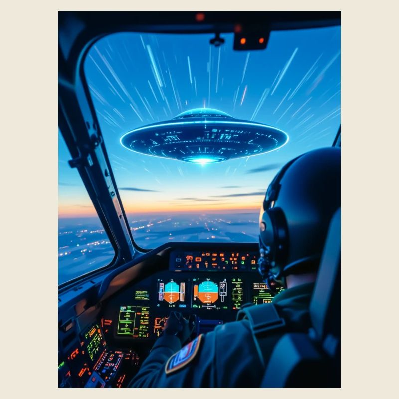UFO Cockpit – Blick ins Unbekannte