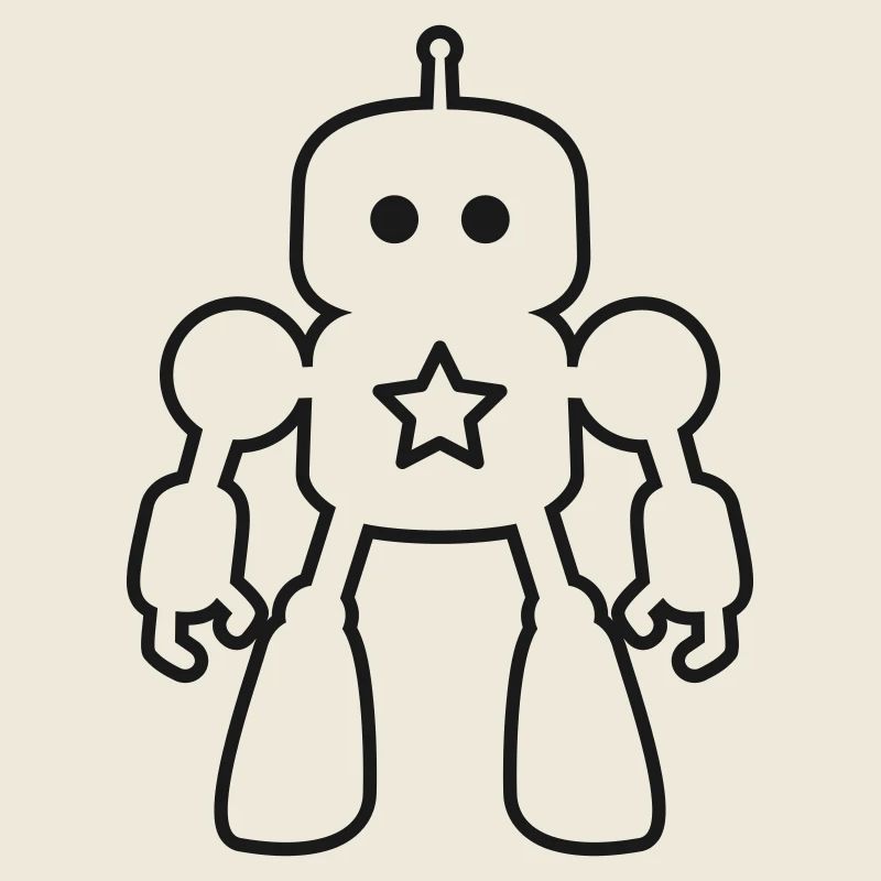 Roboter – Künstliche Intelligenz Sci-Fi Design