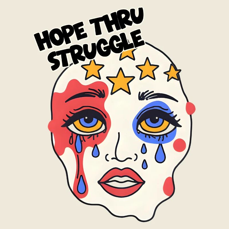 Hope thru Struggle Mask