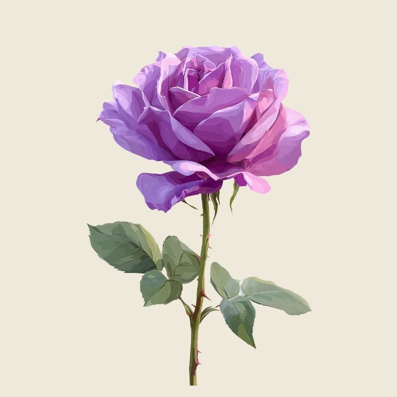 Violet Purple Rose